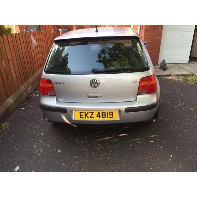 GOLF FOR SALE CHEAP TAX AND INSURANCE 10 MONTHS MOT!