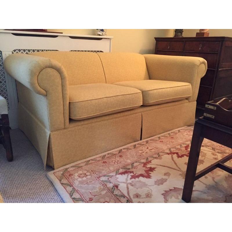 Laura Ashley Chesterfield style three seater sofa