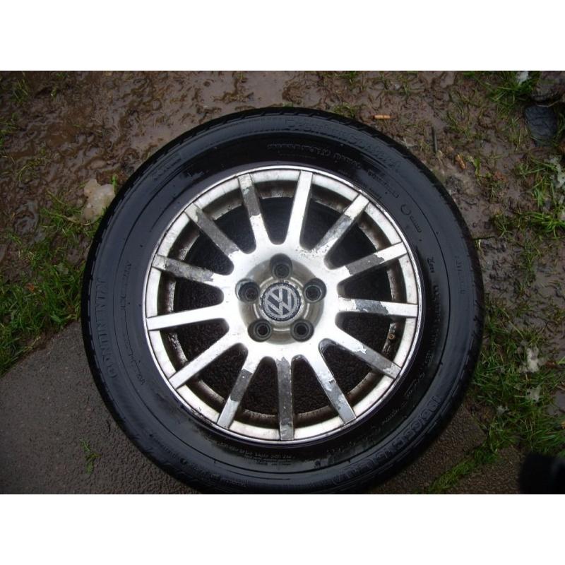 vw Golf alloy wheel