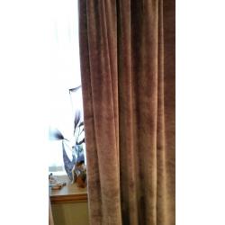 Beauitful Looking Lined Lilac Velvet Curtains in Excellent Condition