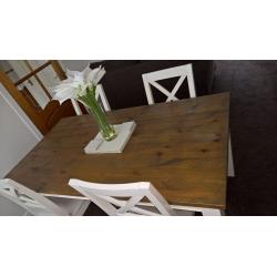 Dining Table & 4 Chairs - Nearly new