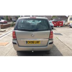 2006 06 VAUXHALL ZAFIRA 1.6i 16V LIFE.STUNNING COLOUR.NICE LOW MILEAGE EXAMPLE .