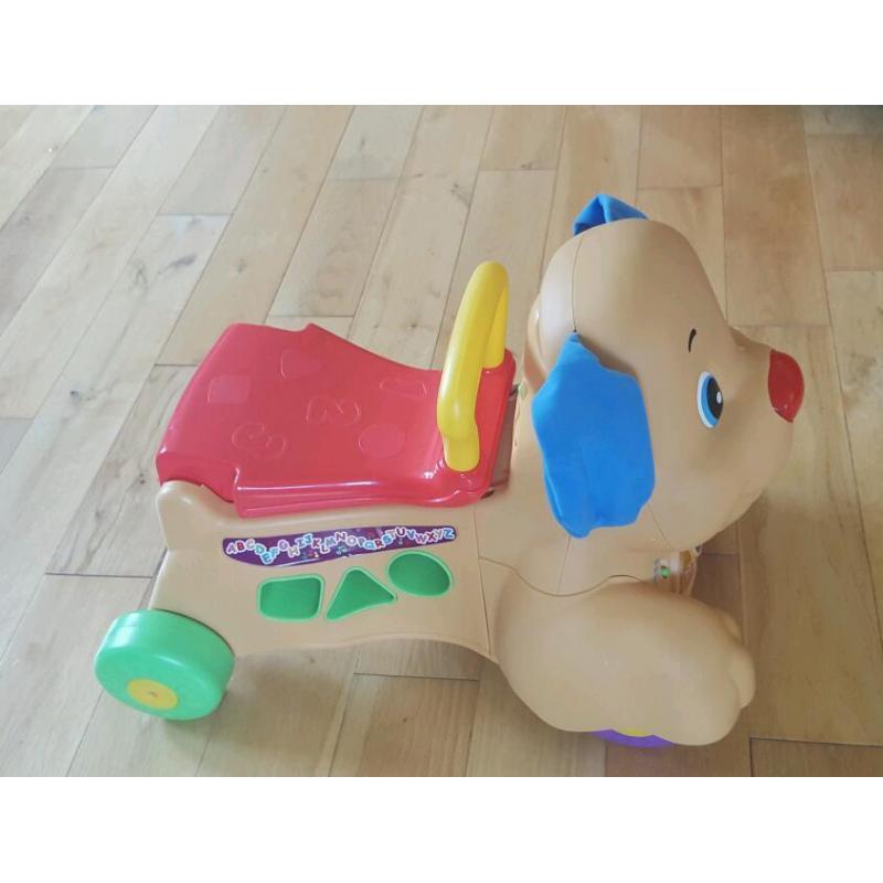 Fisher Price Laugh & Learn Stride-to-ride Puppy