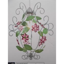 NEXT SHABBY CHIC FLOWER CHANDELIER LIGHT BRAND NEW IN BOX