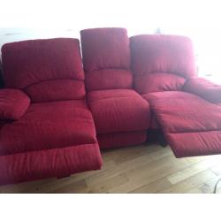 Recliner sofa