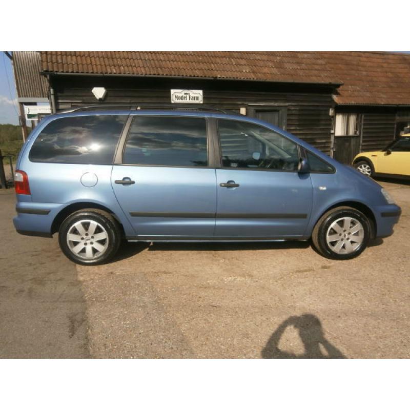 04 FORD GALAXY 1.9TDi TURBO DIESEL AUTOMATIC ZETEC 7 SEATER 73K FSH AMAZING.