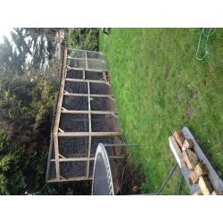 Extra large chicken run and coop