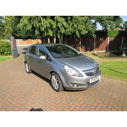 2010 VAUXHALL CORSA 1.4I 5DR PETROL HATCHBACK IN SILVER.