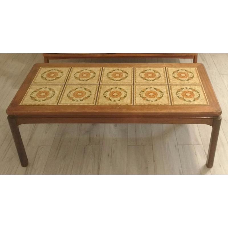 Retro vintage Tiled coffee table (Delivery Available)