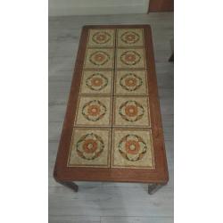 Retro vintage Tiled coffee table (Delivery Available)