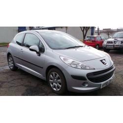 2008 58 PEUGEOT 207 1.4 S 1.4 HDI 68 BHP SILVER 3 DOOR (PART EX WELCOME)