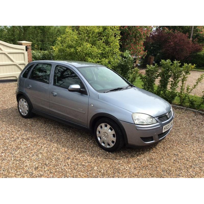 VAUXHALL CORSA 1.2 DESIGN TWINPORT 2005 FSH (grey) 2005