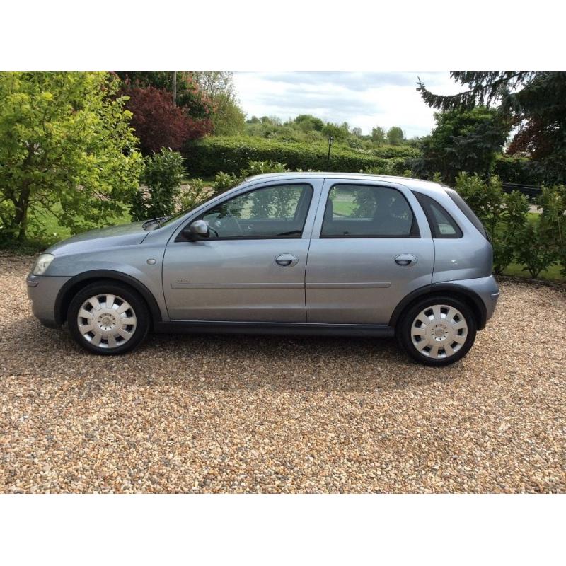 VAUXHALL CORSA 1.2 DESIGN TWINPORT 2005 FSH (grey) 2005