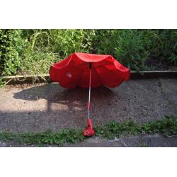 baby umbrella for push chair in red