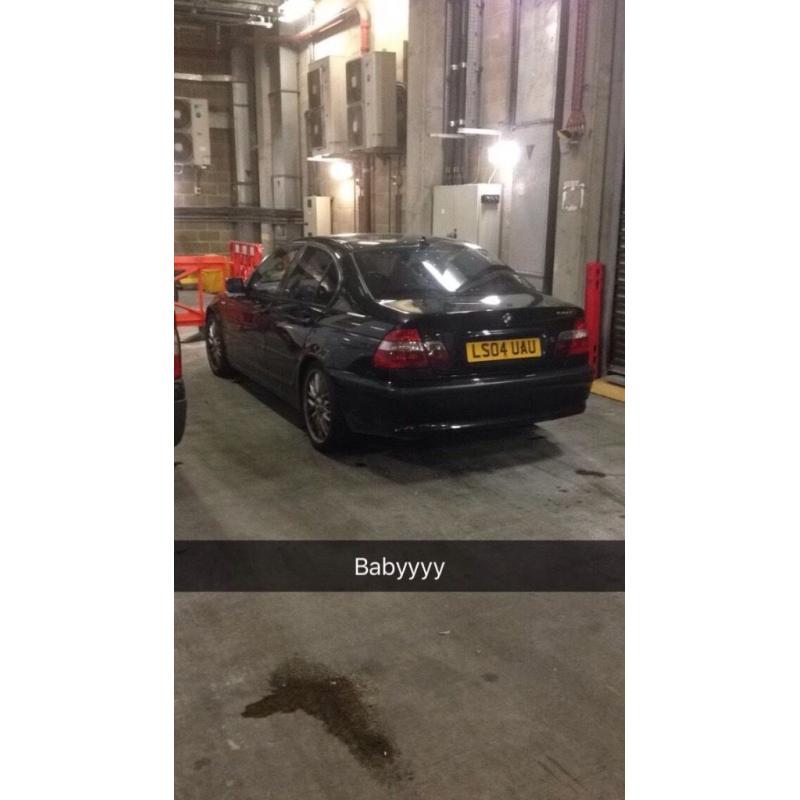 Black Bmw 320d