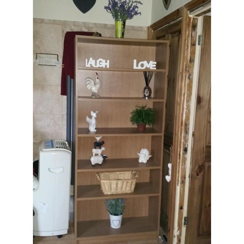 Tall solid book case or display case