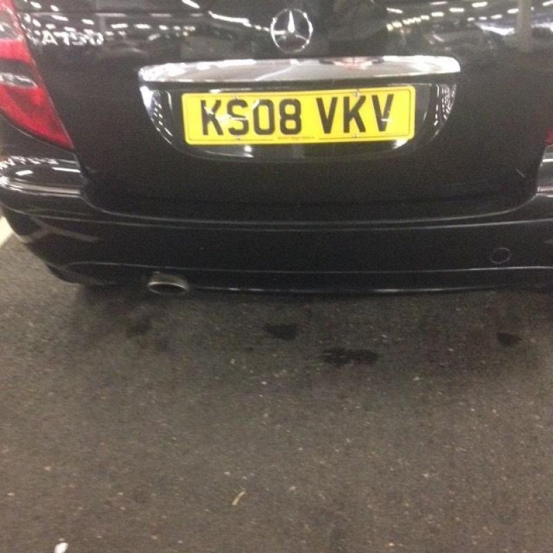 Mercedes A Class, Metallic Black, 2008 Plate,