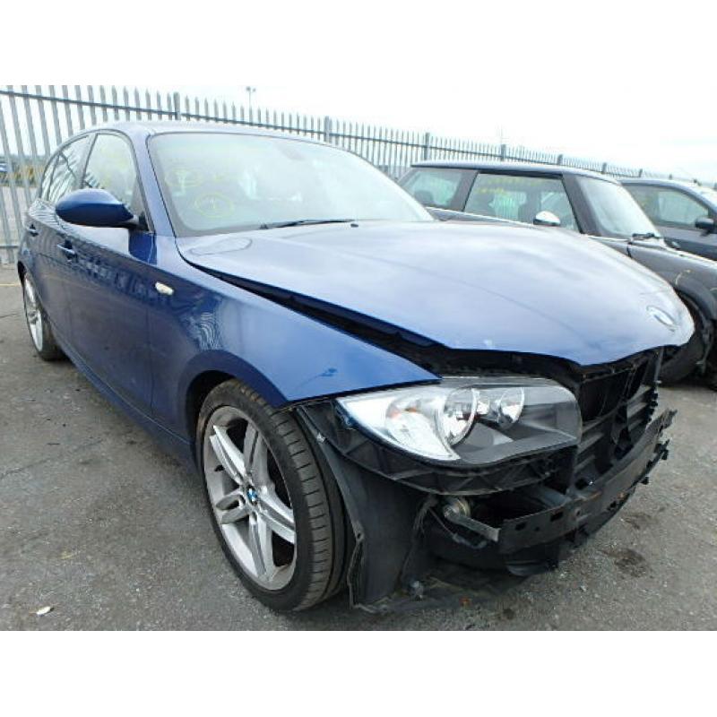 2006 06 BMW 130I M SPORT SPARES REPAIRS SALVAGE DAMAGED BLUE PETROL