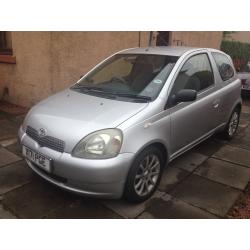 TOYOTA YARIS 1.3 SR , 3 door , same owner 8 years . Private sale