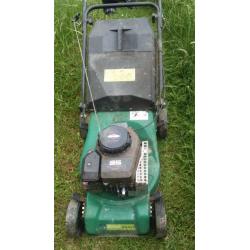 petrol lawnmower