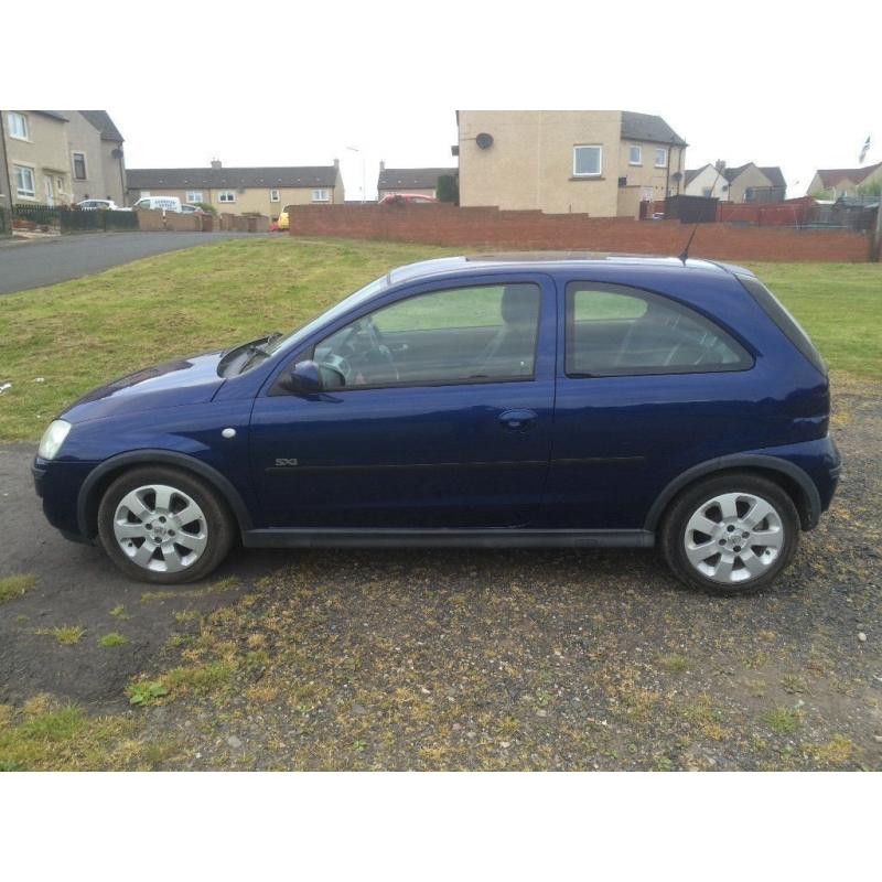 YEARS MOT SERVICE HISTORY VAUXHALL CORSA SXI 16V 1199cc CHEEP TO INSURE & RUN