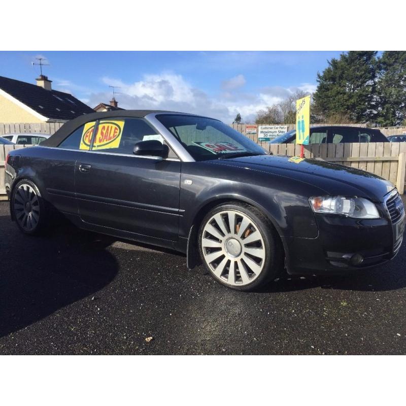 A4 CONVERTIBLE 2007 BLACK 2.0 SPORT