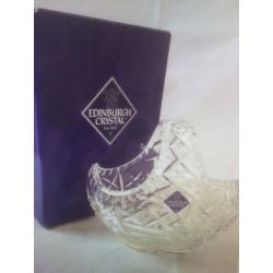 Crystal basket vase! Beautiful!