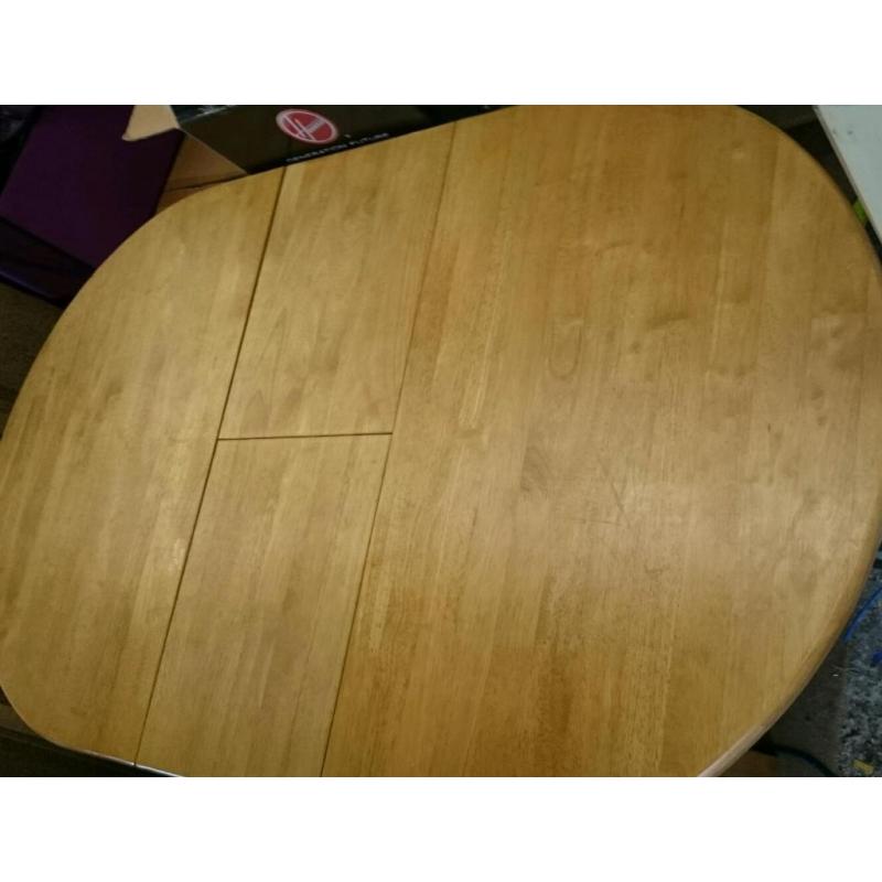 Dineing table extendable