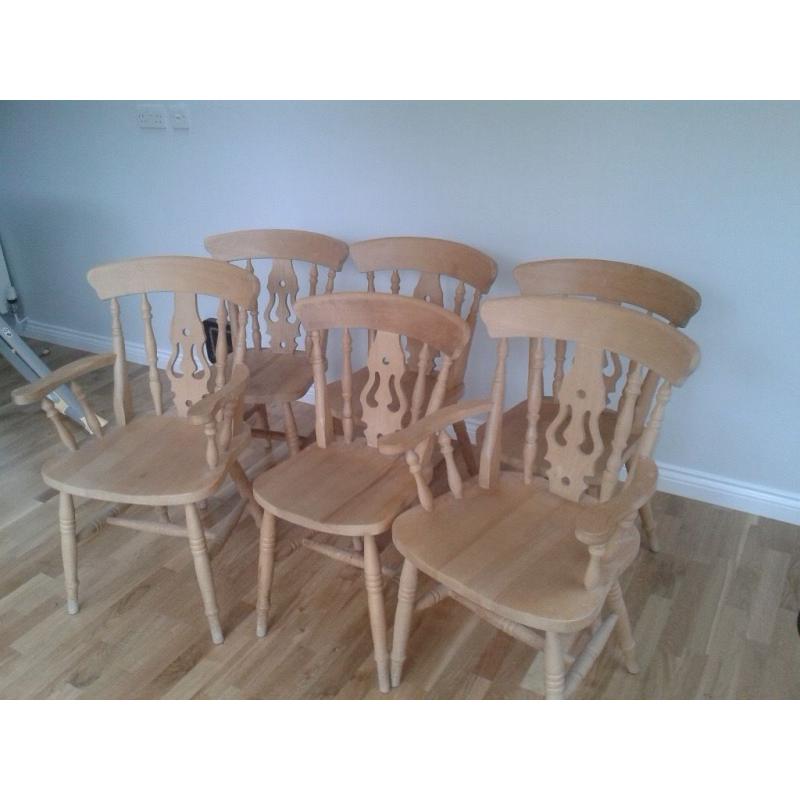 6 chairs for sale