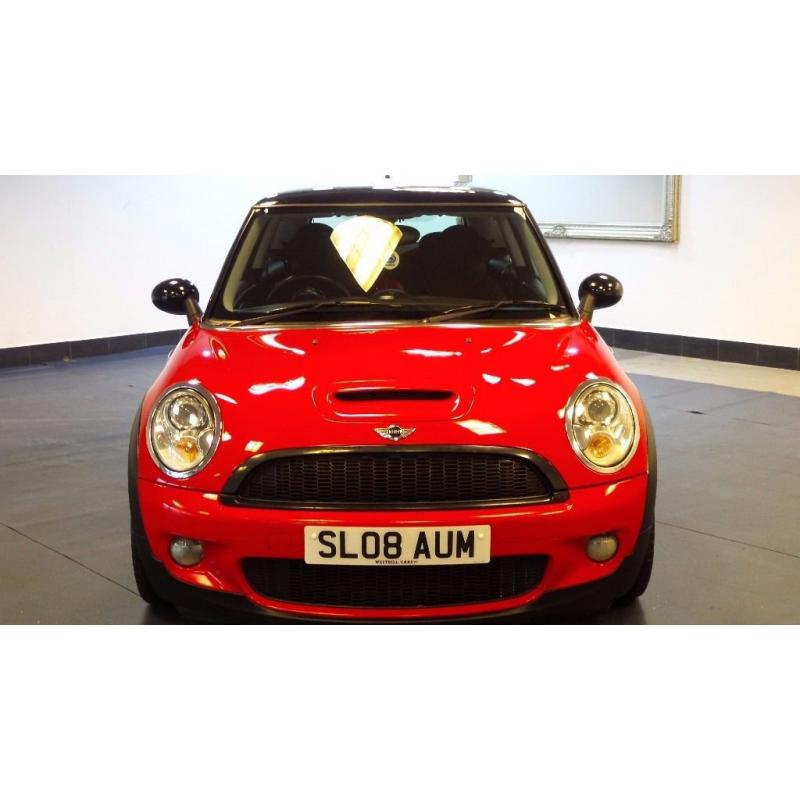 2008 08 MINI HATCH COOPER 1.6 COOPER S 3D 172 BHP *PART EX WELCOME*FINANCE AVAILABLE*WARRANTY*