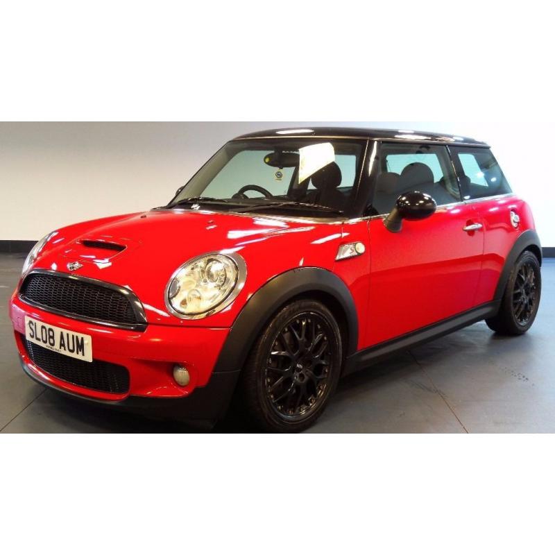 2008 08 MINI HATCH COOPER 1.6 COOPER S 3D 172 BHP *PART EX WELCOME*FINANCE AVAILABLE*WARRANTY*