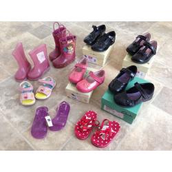 ?? Toddler girls SHOES & WELLIE BOOTS (2 brand new)! Start Rite, Clarks, TU, Gap - VARIOUS PRICES ??