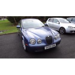 Jaguar S-TYPE Blue 2005 2.5 V6 Petrol Auto Sport, Glasgow, Scotland