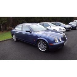 Jaguar S-TYPE Blue 2005 2.5 V6 Petrol Auto Sport, Glasgow, Scotland