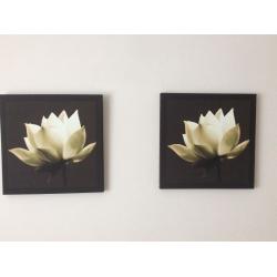 2 canvas pictures for sale