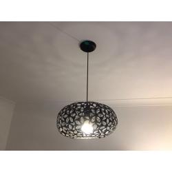 John Lewis cut metal ceiling pendant