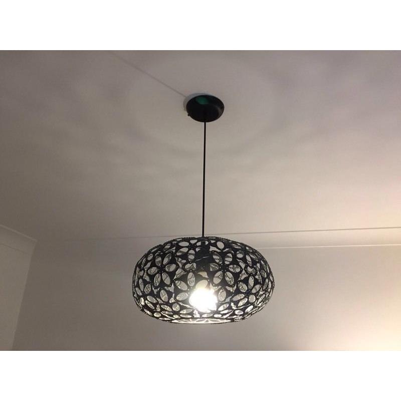 John Lewis cut metal ceiling pendant