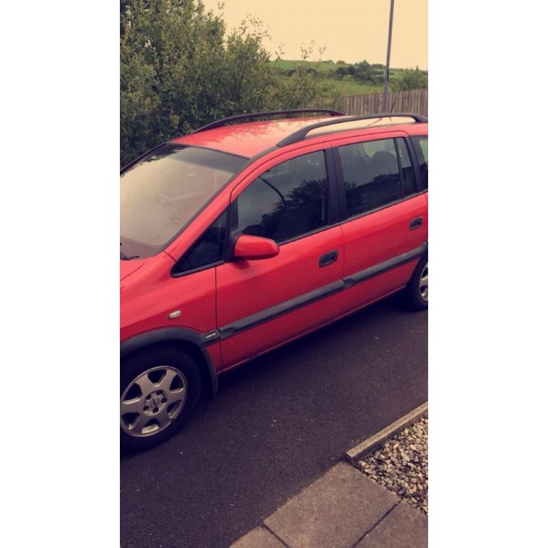 opal zafira 2.0 tdi 7 seater