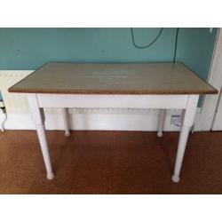 Vintage pine kitchen table