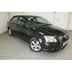 2006 06 TOYOTA AVENSIS T3-X 1.8 BLACK MOT 06/17(CHEAPER PART EX WELCOME)FREE DRIVEAWAY INSURANCE