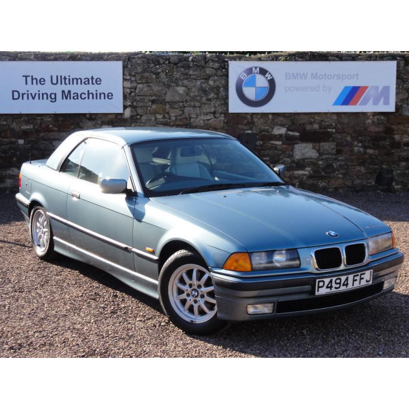 BMW E36 328i SE Convertible, Only 66k Miles, 1996 / P Reg, FSH, Lady Owner Since 1999, Hardtop Incl