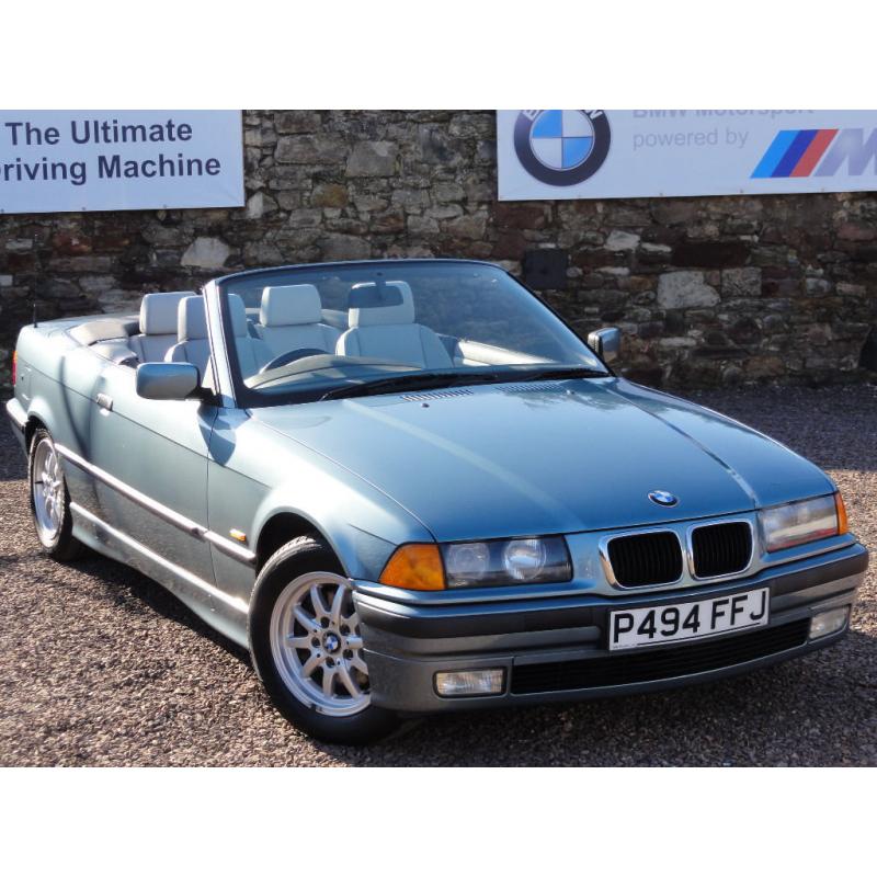 BMW E36 328i SE Convertible, Only 66k Miles, 1996 / P Reg, FSH, Lady Owner Since 1999, Hardtop Incl