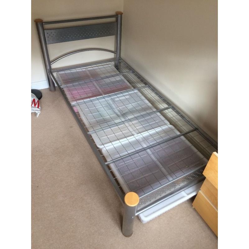 2 Single Metal Bed Frames