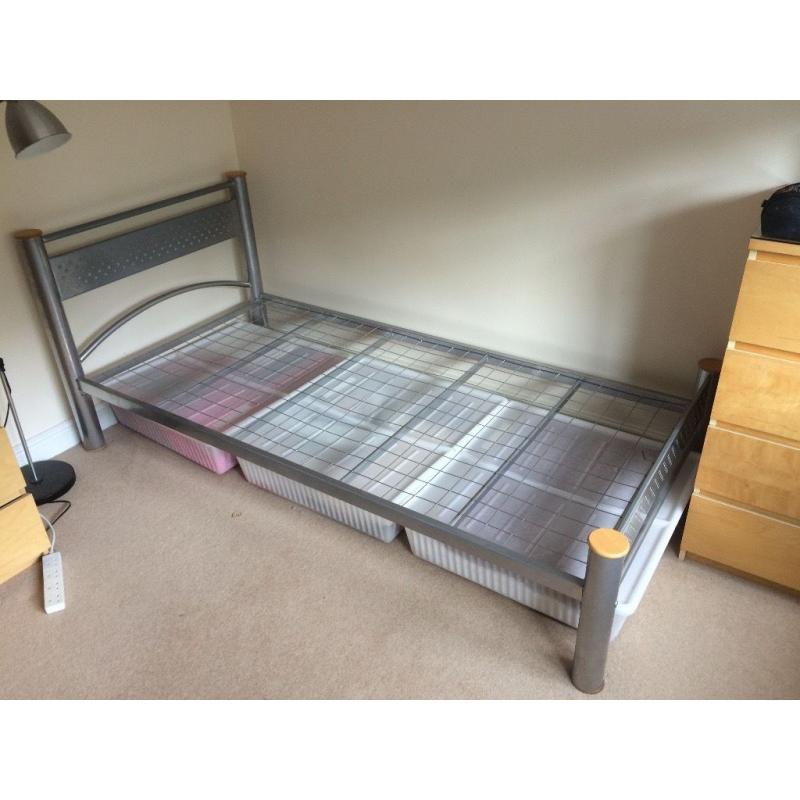 2 Single Metal Bed Frames