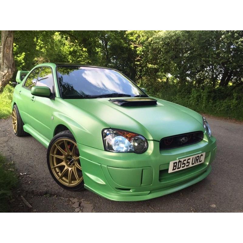 Subaru wrx 2.0 turbo green mat