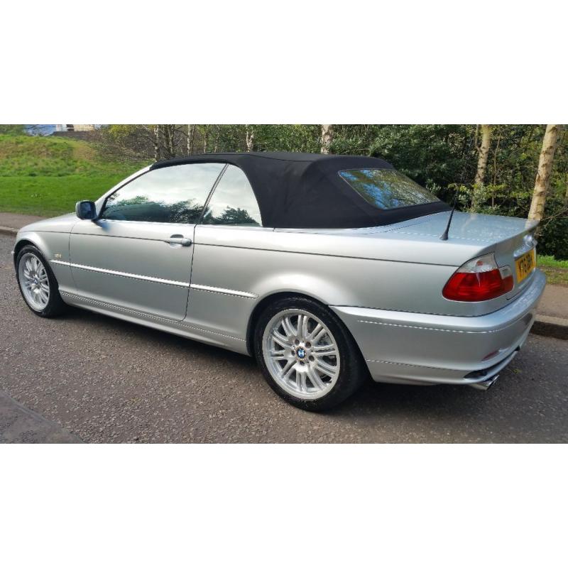 2001 BMW 330 CI CONVERTIBLE 109,000 MILES NEW MOT HUNDREDS OF POUNDS SPENT ON CAR STUNNING EXAMPLE