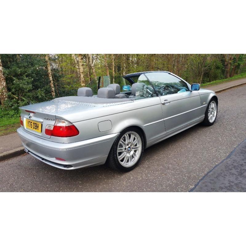 2001 BMW 330 CI CONVERTIBLE 109,000 MILES NEW MOT HUNDREDS OF POUNDS SPENT ON CAR STUNNING EXAMPLE