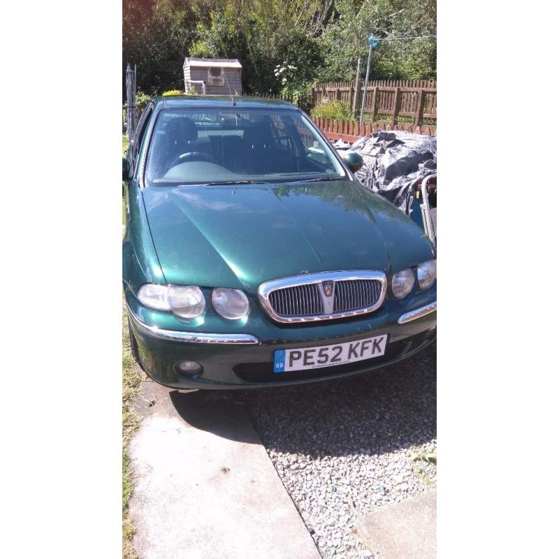 Rover 45 Spirit S. 5 Door Hatchback. 2002