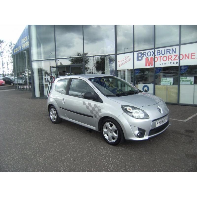 2008 08 RENAULT TWINGO 1.1 DYNAMIQUE 16V 3d 75 BHP MOT MAY 2017 **** GUARANTEED FINANCE ****