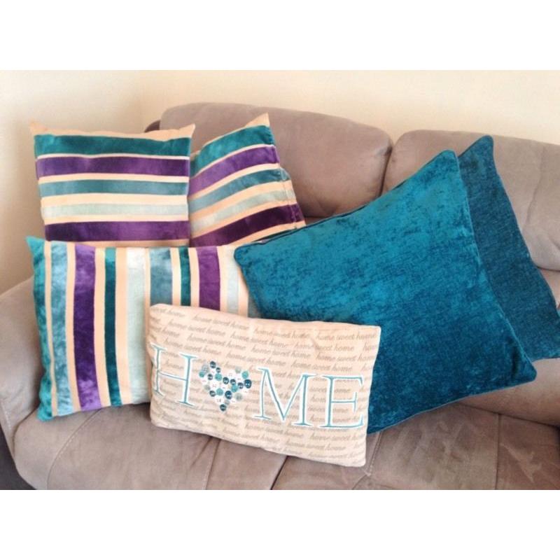 Living room items (teal, purple, duck egg)